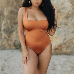 Copied - JouesDeSable xRevolve Ashley Brown Sugar 1pc SwimSuit Size XXL NWT